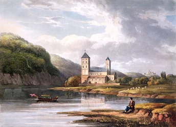Die Kirche von Johannes am Zufluss der Lahn